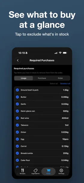 Shopping & Ordering