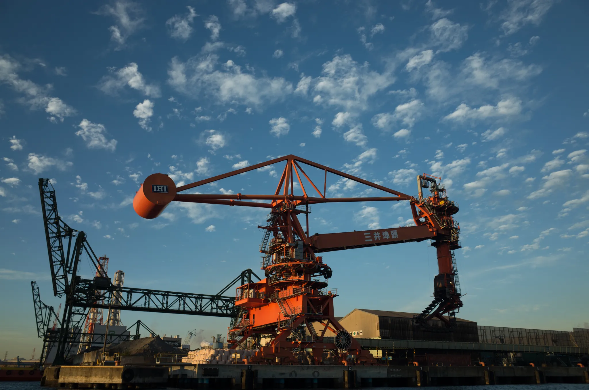 夕日に照らされてセクシーでした