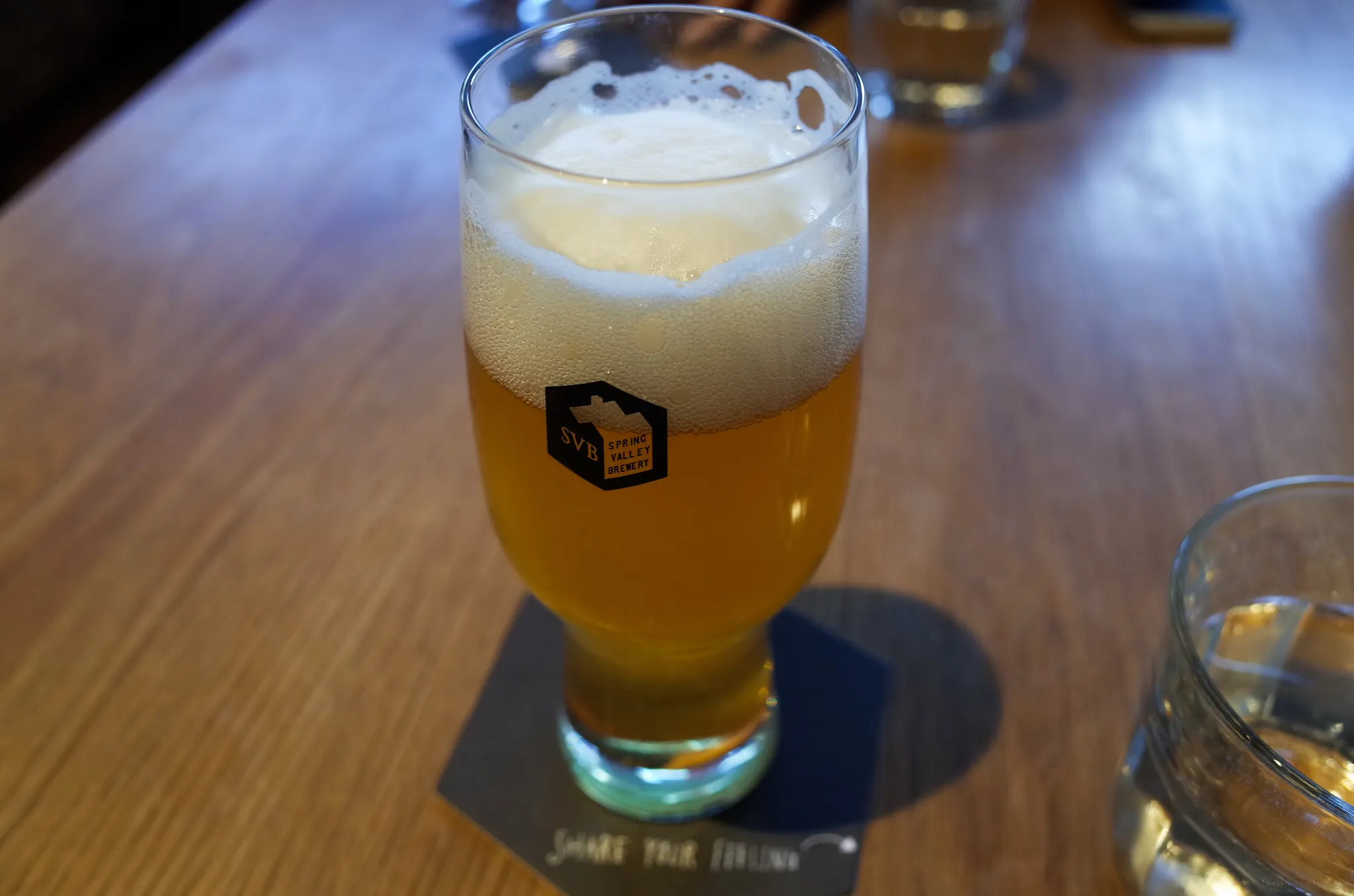 ピルスナーさん、泡がめちゃくちゃきれい