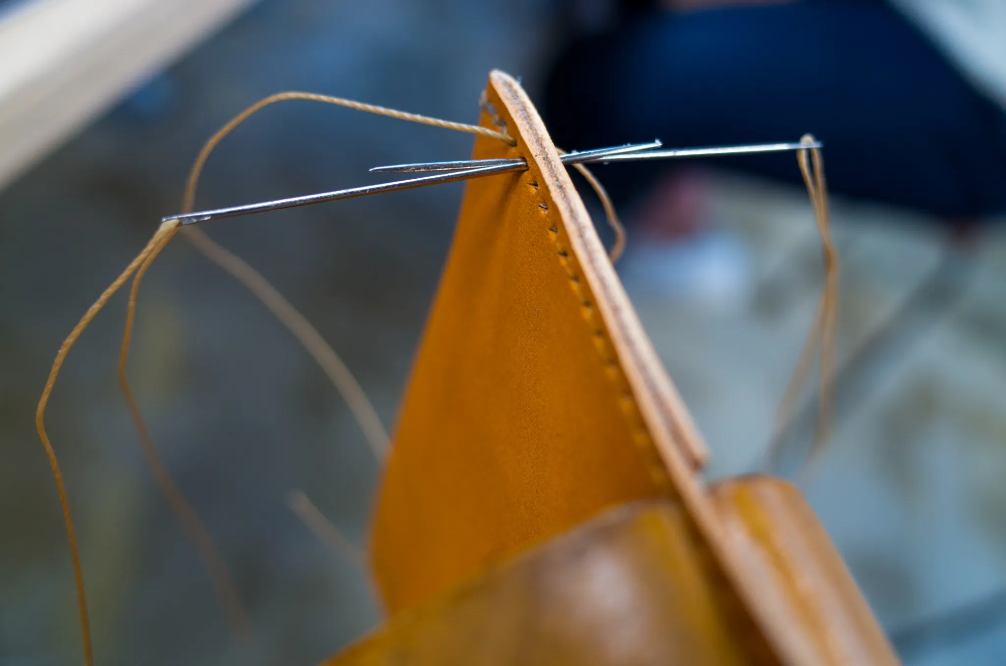 縫いが固くて、針が指に刺さって大変だった。。。